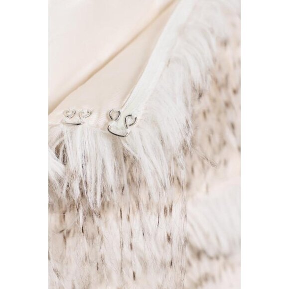 ZARA FAUX FUR HALTER TOP - Picture 10 of 10